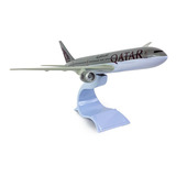 Maquete Boeing 777-200 Qatar Bianch
