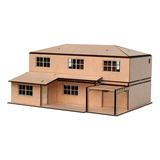 Maquete Casa Sobrado 1:25 Modelo Praia