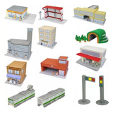 Maquete Cidade Completa De Papel Escolar Diorama