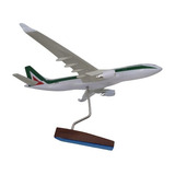 Maquete De Avião Em Resina A-330 Alitalia (33 Cm)