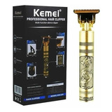 Maquina Barba Cabelo Pézinho Recarregavel Detalhe Kemei 228