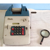 Máquina Calcular Mesa Precisa Antiga Ano 50 Coleção N~funcio