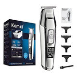 Maquina Cortar Cabelo Aparador Profissional Kemei Km-5027