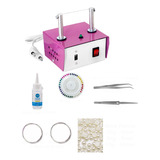 Máquina Cortar Fita Fuxico + Pinças + Pérolas - Kit Maneiro