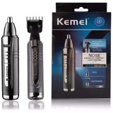 Máquina D Tirar Pelos Nariz Barba E Cabelo Kemei Km-6511 Tp