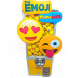 Máquina De Bolinha Pula Pula + Pedestal + 150 Emoji Emoticon
