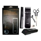 Máquina De Cabelo Aparador De Pelos Barba Cabelo Completo Cor Preto 110v/220v