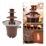 Maquina De Chocolate Torre Cascata Giratória 110v 