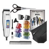 Máquina De Cortar Cabelo Color Code Wahl 220v Cor Branco