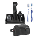 Maquina De Cortar Cabelo Pelos Barba 8 Acessórios Mg3731/15
