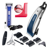Maquina De Cortar Cabelo Pro Cortador + Aparador Acabamento