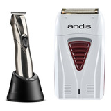 Máquina De Cortar Cabelo Slimline + Andis Shaver Bivolt