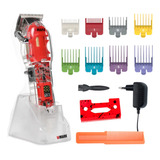 Maquina De Cortar Cabelo Wmark Ng407 2600 Mah Com Base 407