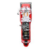 Máquina De Cortar Cabelo Wmark Ng409 Transparente Capa Cor Vermelho 100v/240v