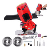 Máquina De Cortar Tecidos 4 Polegadas Rsd-100 300w Mecolour Vermelho 220v
