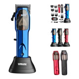Maquina De Corte Cabelo Wmark Ng 9002 Com Base E Troca Capa 