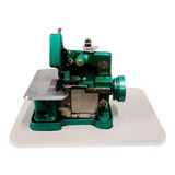 Máquina De Costura Overloque Semi-industrial+base Portatil Cor Verde 220v