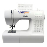 Máquina De Costura Portátil Eletrônica Bivolt 200 Pontos Westpress West50100 Branca