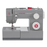 Máquina De Costura Reta Singer Heavy Duty 4432 Portátil Cinza 220v 240v