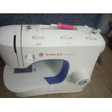 Máquina De Costura Reta Singer M3405 Portátil Branca 127v