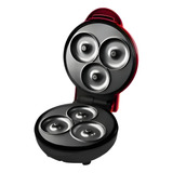 Máquina De Donuts Mini - Faz 3 Rosquinhas - 110v - Vermelho