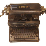 Máquina De Escrever Hermes Paillard Coleção