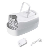 Máquina De Fazer Bolhas Elétrica, Palco Portátil, Branco