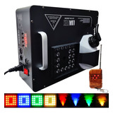 Máquina De Fumaça 24 Led Leds Rgb 2000w Super Potente Lky24