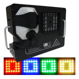 Máquina De Fumaça 24 Led Leds Rgb 2000w Super Potente Lky24