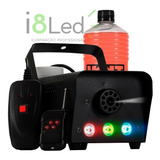 Maquina De Fumaca 700w 3 Leds 1 Watt Rgb Controle + Fluido