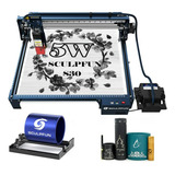 Máquina De Gravação A Laser Cnc 90w+eixo Rotativo Sculpfun