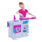 Maquina De Lavar Infantil Sai Água Tabua De Passar Completa