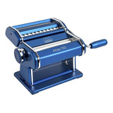 Maquina De Macarrão Marcato Caseiro Manual Atlas 150 Azul