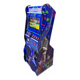 Maquina De Musica Jukebox Karaoke 7 X 1 De 19 Polegadas Azul