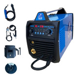 Maquina De Solda 150a Bivolt Inversora Multiprocesso 50hz/60 Cor Azul Frequência 50 Hz/60 Hz 110v/220v