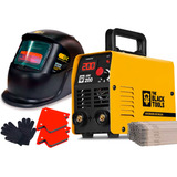 Máquina De Solda Inversora 200a 220v + Eletrodo E Máscara