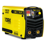 Máquina De Solda Inversora Super Tork Profissional Kab 150 Micro Amarela E Preta 50hz/60hz 220v