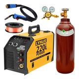 Maquina De Solda Mig Inversora 220i 200a Lynus Completa Ly3