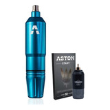 Máquina De Tatuagem Aston Pen Folon - Azul