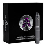 Máquina De Tatuagem E Micro Aston Pen Adapt - Prata C/anvisa