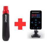 Maquina De Tatuagem Tattoo Bronc Pen V6 Aston+ Fonte Oferta