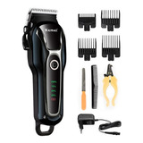 Máquina De Tosar Cães E Gatos Kit Profissional Sem Fio
