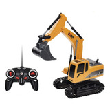 Máquina Escavadeira Controle Remoto 1:24 Rc Pá Metal Natal