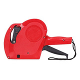 Máquina Etiquetadora Manual Etiquetas Dados Preços Cor Vermelho