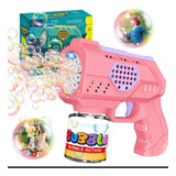 Maquina Fazer Bolhas De Sabão Lança Automático Luz Brinquedo