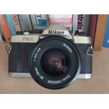 Máquina Fotográfica Analógica Nikon Fm 10 Semi-nova