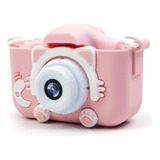 Maquina Fotografica Infantil Vídeos Hd Fotos Câmera Gato Cor
