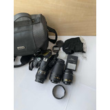 Máquina Fotográfica Profissional Nikon D3400 - Seminova