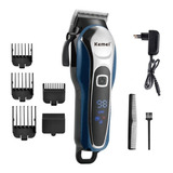Máquina Kemei De Corte S/ Fio Turbo Profissional C/ Display