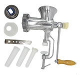 Maquina Moedor De Carne Manual + Funil +acessórios Biscoito 